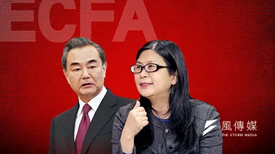 在ECFA的談判過中,賴幸媛(右)與王毅(左)曾建立祕密管道。(合成圖)