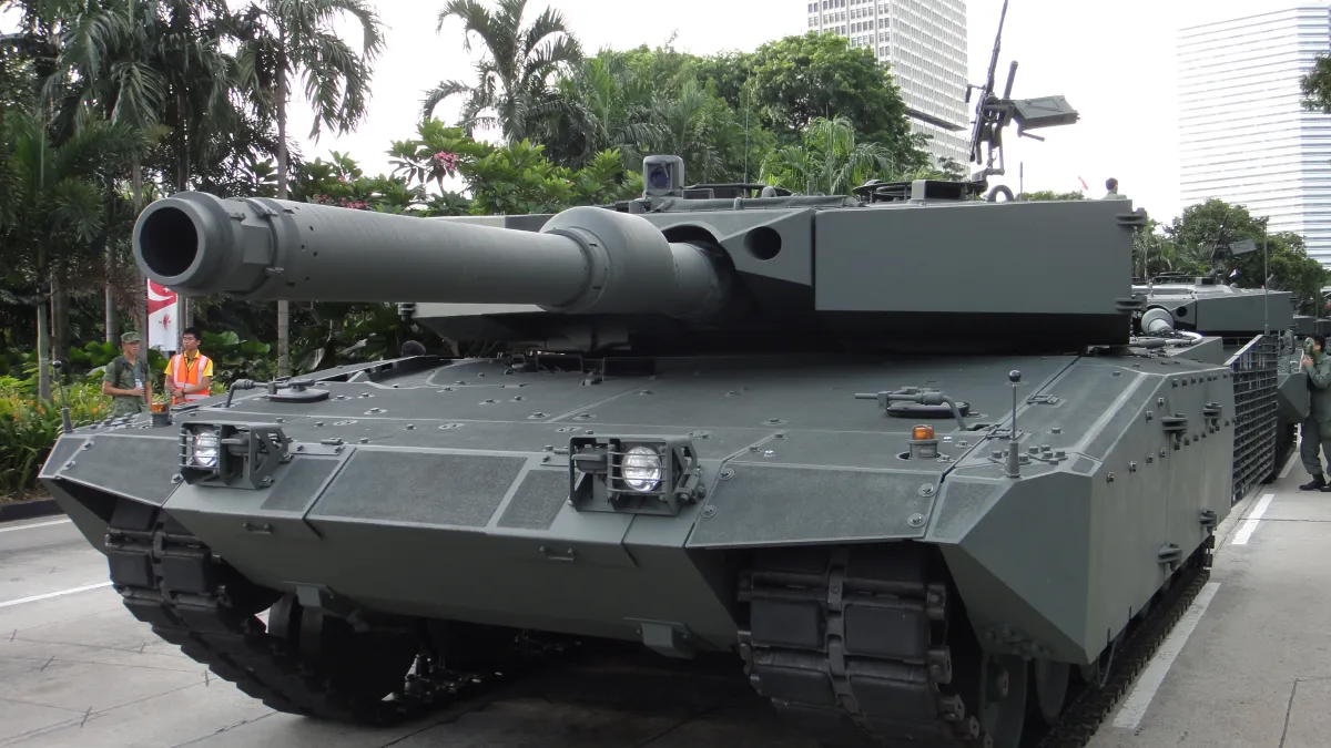 德國一邊賣武器給土耳其等戰爭國,一邊接收中東難民,其「兩面手法」引其極大爭議。(圖/英文維基百科的CABAL│想想論壇提供)
