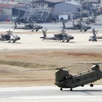 南韓京畿道平澤市的漢弗萊營(Camp Humphreys)駐韓美軍基地。(美聯社) 南韓京畿道平澤市的漢弗萊營(Camp Humphreys)駐韓美軍基地。(美聯社)