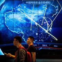 2017年9月12日、北京で開かれた中国サイバーセキュリティ安全大会。(写真/AP通信提供) 2017年9月12日、北京で開かれた中国サイバーセキュリティ安全大会。(写真/AP通信提供)