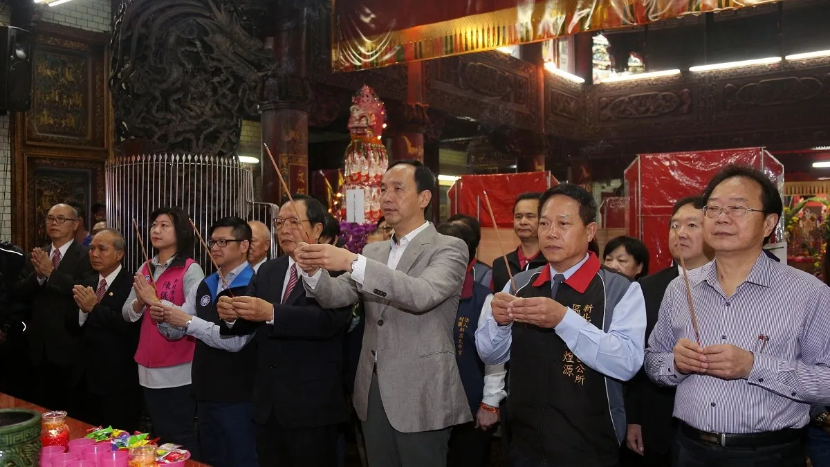 開漳聖王聖誕 朱立倫:祈求各項重大建設順利推動