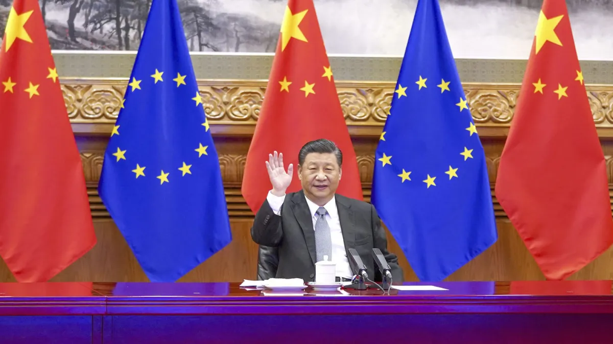 《中歐擴大投資協定》在2020年底最後一刻完成談判。(美聯社)
