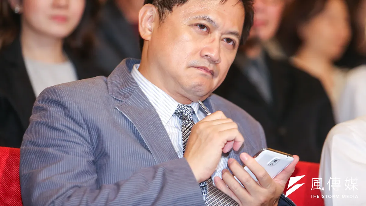公視董視會今日舉行審查會,被提名為董事的和碩聯合科技董事長童子賢,意外被刷下。(陳明仁攝)