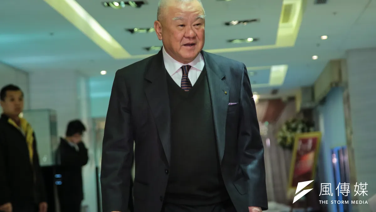 工商協進會理事長林伯豐12日出席「中華民國工商協進會工商早餐會」。(顏麟宇攝)