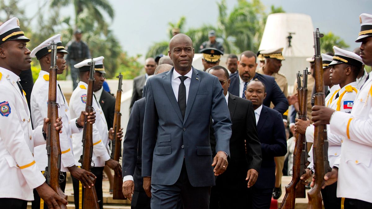 2021年7月7日,我國加勒比海友邦海地總統摩依士遭暗殺(AP) 2021年7月7日,我國加勒比海友邦海地總統摩依士遭暗殺(AP)