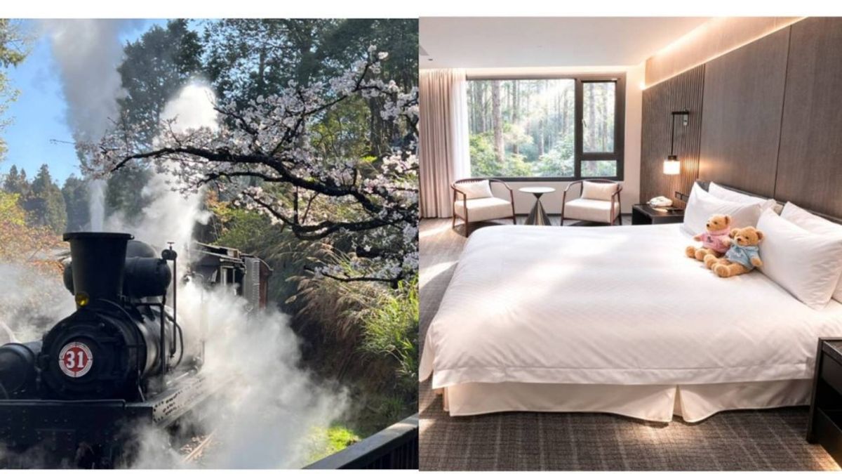 搶訂阿里山花季黃金檔!蒸汽火車復駛、百歲櫻王櫻后3月爆發 雲端之森頂級客房同步開賣