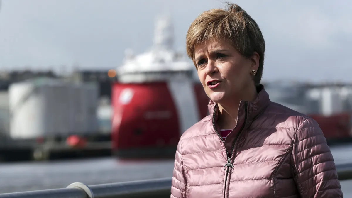 2021年5月,蘇格蘭議會選舉,蘇格蘭民族黨(SNP)領導人史特金(Nicola Sturgeon), 力倡蘇格蘭獨立(AP)