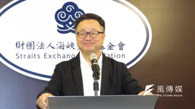 海基會副董事長兼秘書長羅文嘉5月22日在背景說明會中表示,承認兩岸關係有過去歷史所衍生沒有解決的問題。(楊騰凱攝)