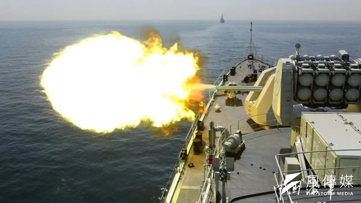 中國海軍的實彈演練日增。(中國海軍)