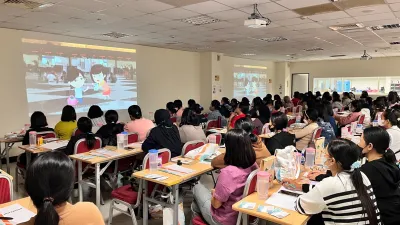 新入境移工入國講習上課情形。(圖/勞動力發展署雲嘉南分署提供)