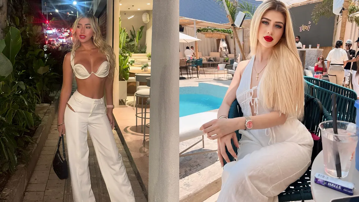 相隔兩天,接連在直播中遭槍殺身亡的墨西哥23歲網紅薇雷利亞(Valeria Márquez)(左)與哥倫比亞22歲網紅瑪麗亞(María José Estupiñán)(右)。(翻攝自薇雷利亞Instagram與瑪麗亞Facebook)