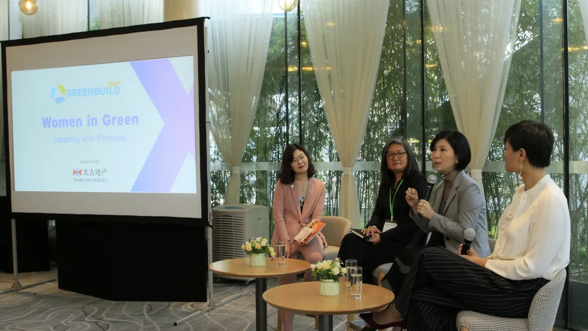 郭珊珊女士受主辦方特別邀請,在「她力量(Women in Green)」早餐會上分享帶領台達邁向國際品牌及推動企業可持續發展的心得與成果