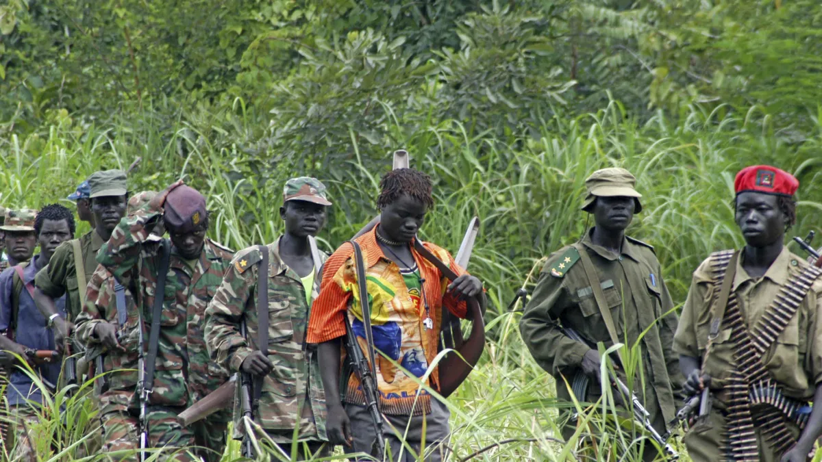 非洲中部的剛果民主共和國(Democratic Republic of the Congo)長年戰亂(AP)