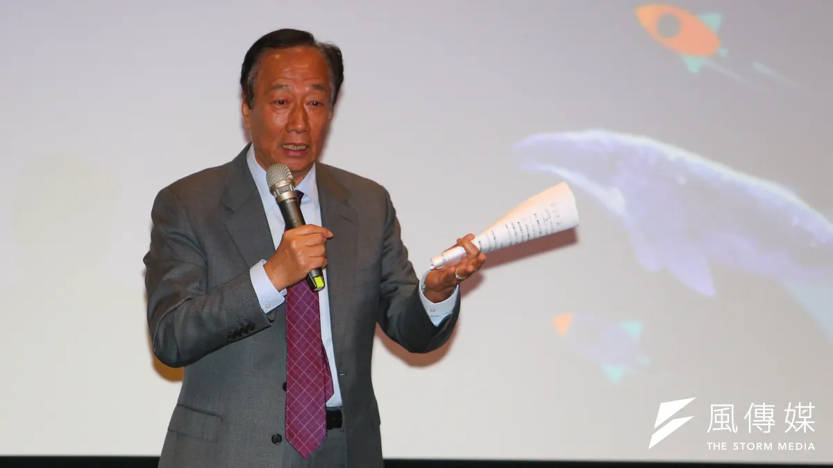 鴻海股價從3月中旬低檔反彈迄今漲幅超過3成,推估郭台銘持股增值達新台幣280億元。(顏麟宇攝)