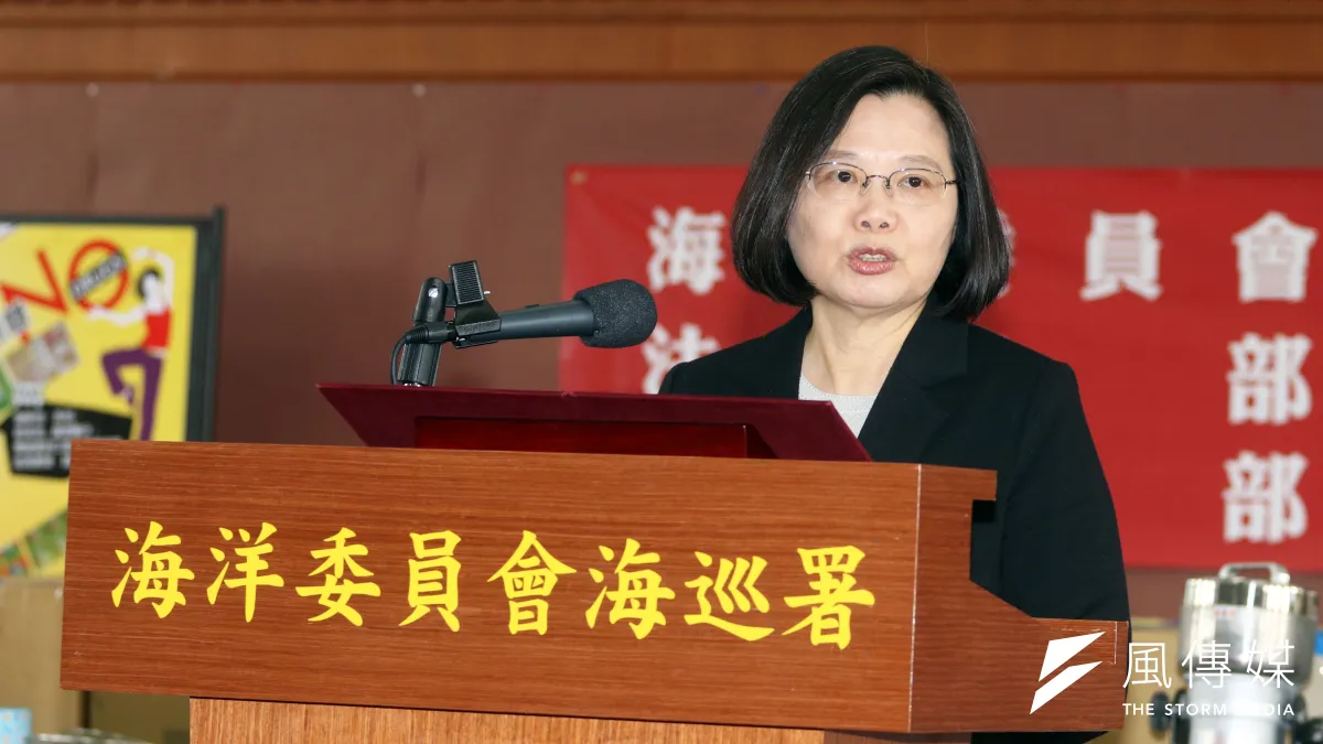 總統蔡英文聲望再度下滑,根據台灣民意基金會最新民調,不贊同蔡政府的人比贊同者多18.8個百分點。(資料照,蘇仲泓攝)