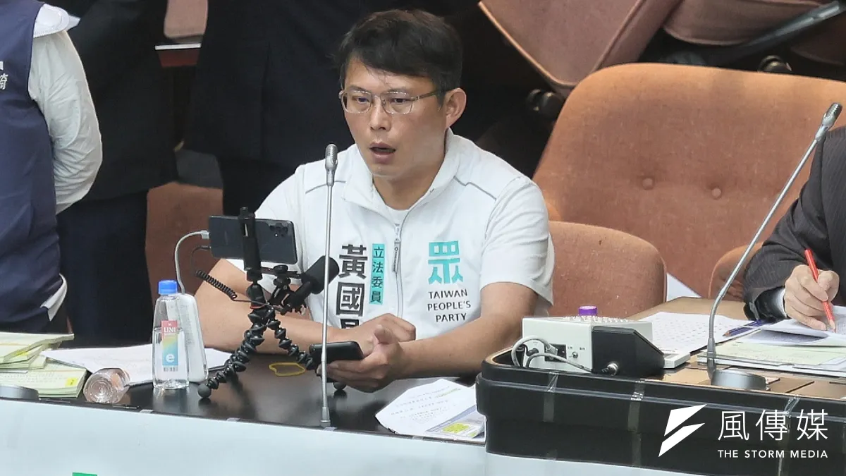 民眾黨立委黃國昌成為民進黨反國會改革的重砲攻擊標靶。(柯承惠攝)