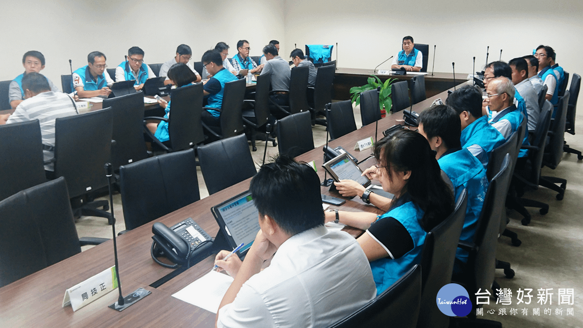 預防「泰利」颱風來襲 桃市水務局召開防汛整備會議 預防「泰利」颱風來襲 桃市水務局召開防汛整備會議