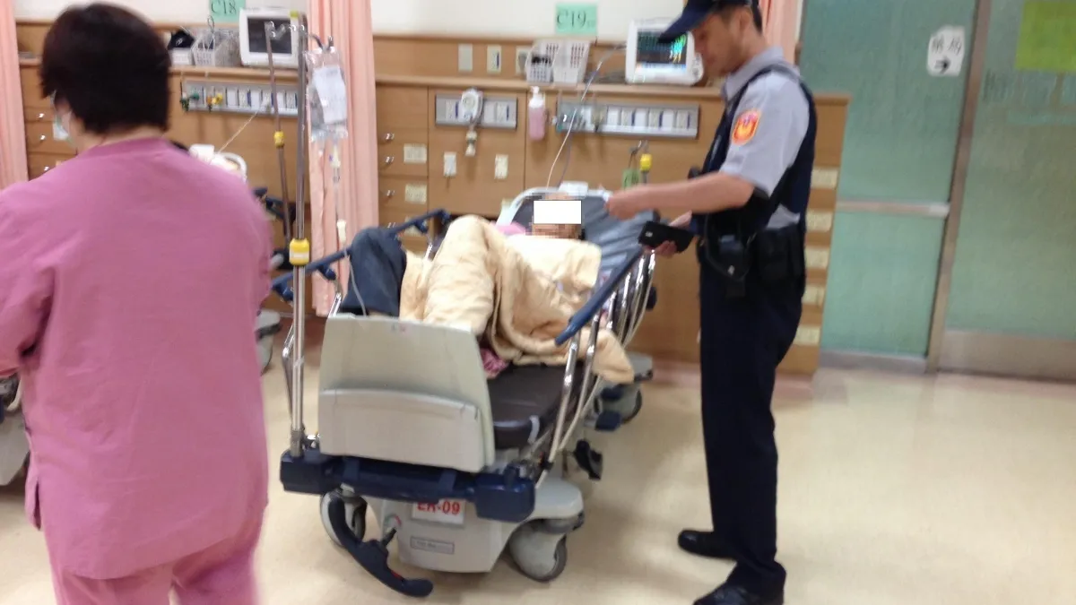醫院急救一失智翁 警用人臉辨識系統確認身分
