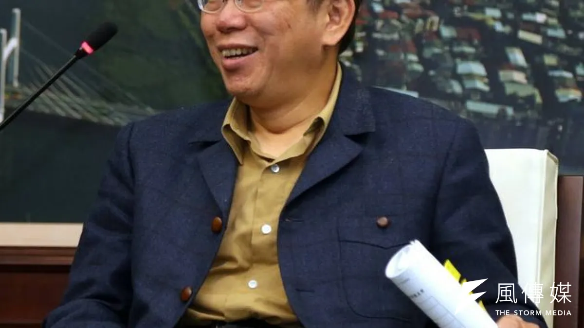 柯文哲是不看報的首都市長。(吳逸驊攝)