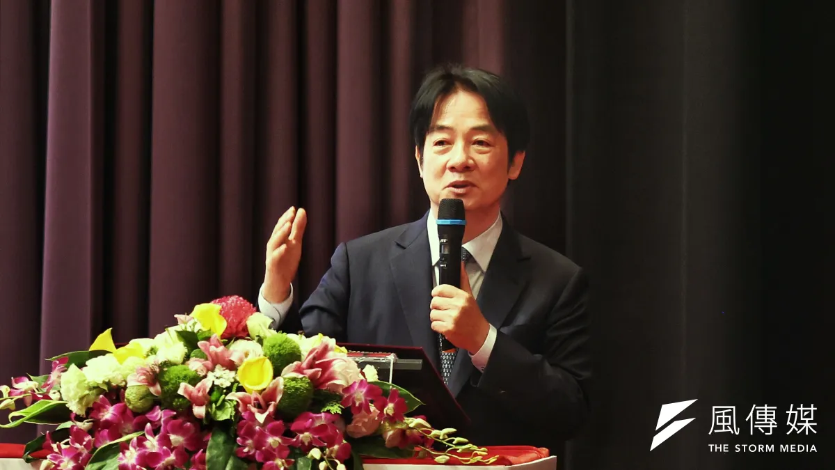 台灣將於5月8號首次舉辦有關於歐戰勝利的紀念儀式。圖為總統賴清德。(柯承惠攝)