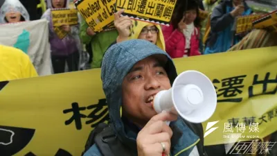 儘管民間反核聲浪高漲,但政府仍有意力推核四廠2016年上路運轉。(吳逸驊攝)