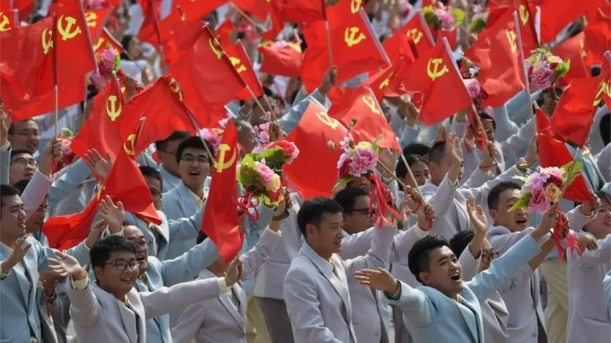 中國建國70週年慶祝活動。(BBC中文網)