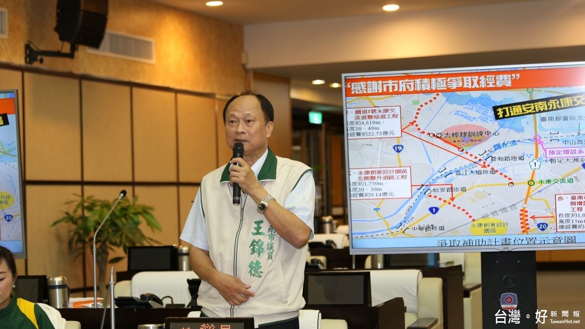 安南區重要道路雍塞 議員促打開交通任督二脈 安南區重要道路雍塞 議員促打開交通任督二脈