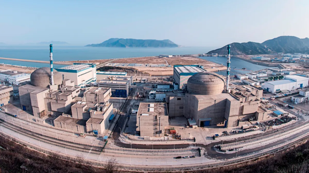 中國及法國合作建設的廣東省台山核電廠上周驚傳輻射外洩,綜合研判該事件為台山核電廠反應爐中有少量燃料棒破損,造成廠內惰性放射性氣體濃度增加,產生排放情形。(圖片來源/EDF Energy)