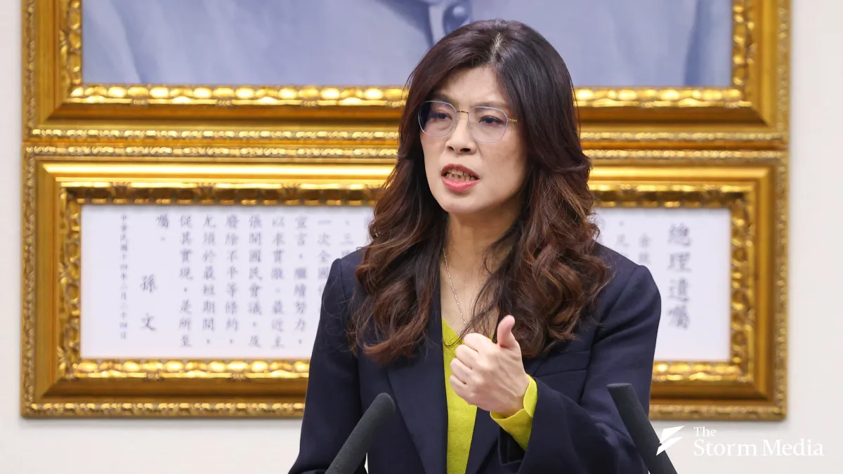 KMT Chairwoman Cheng Li-wen stated that Taiwan does not need to choose between the US and China, describing 'America as our former benefactor, but Mainland China as our family.' (Photo/Yan Lin-yu)