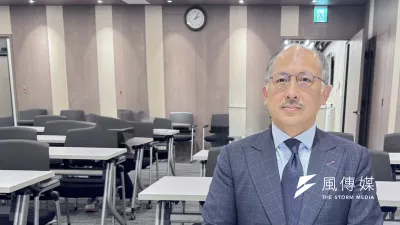 國票金控總經理陳冠舟31日主持法說會。(國票金控提供)
