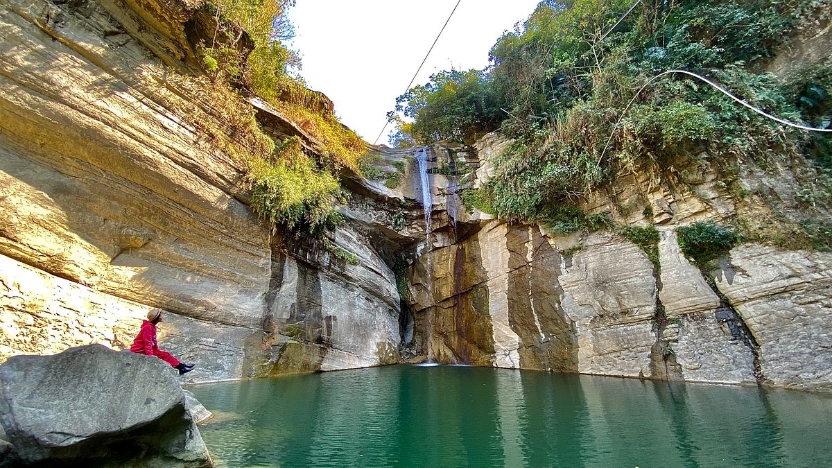 嘉義大埔的青雲瀑布不僅風景優美,同時可以讓人放鬆身心。(圖/嘉義縣文化觀光局提供) 嘉義大埔的青雲瀑布不僅風景優美,同時可以讓人放鬆身心。(圖/嘉義縣文化觀光局提供)