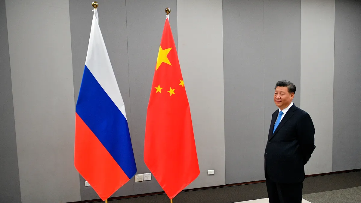 中國國家主席習近平出席第11屆金磚五國峰會(AP)