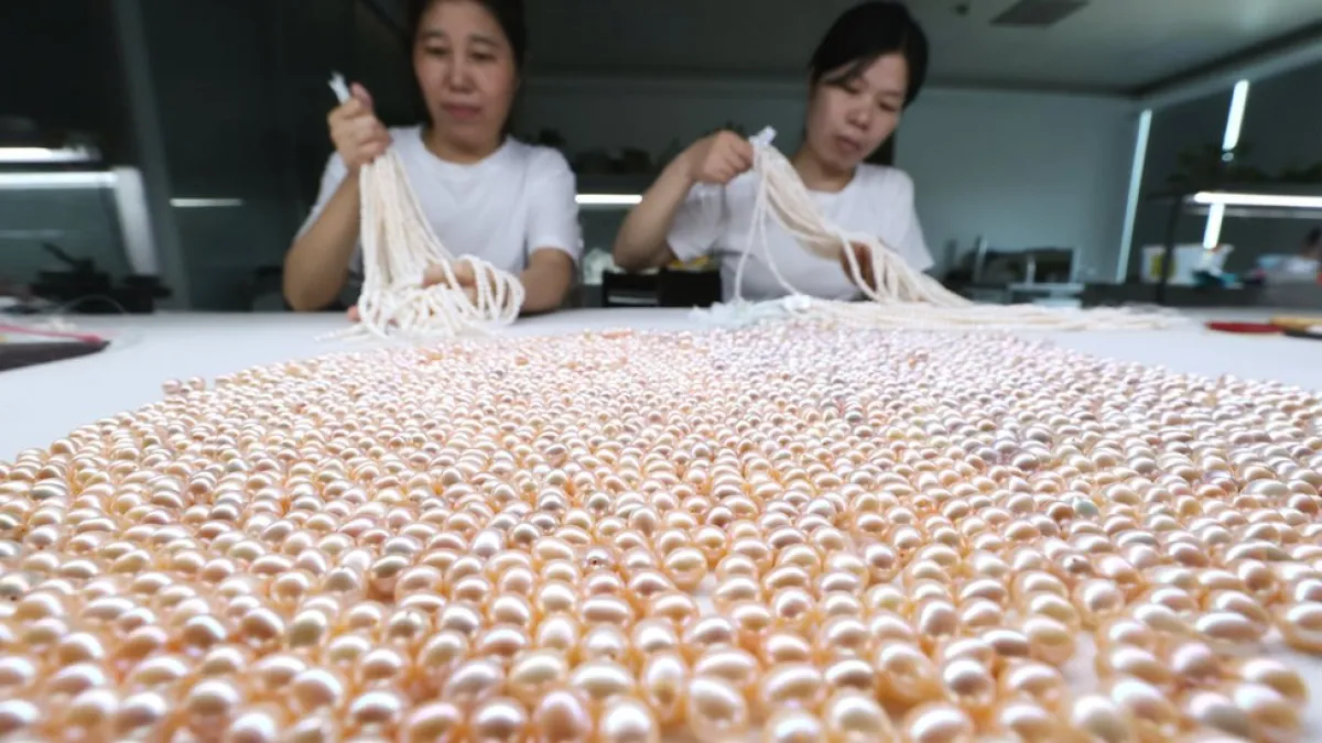 中國珍珠是市場霸主,印度急起直追(BBC)