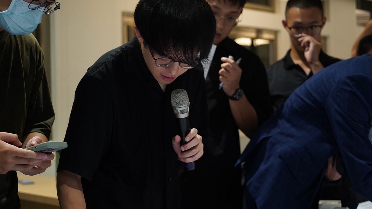 公開情報をもとに解放軍の配置を読み解いた学生・温約瑟氏が、国軍の注目を集めている。(写真/張曜麟撮影) 公開情報をもとに解放軍の配置を読み解いた学生・温約瑟氏が、国軍の注目を集めている。(写真/張曜麟撮影)