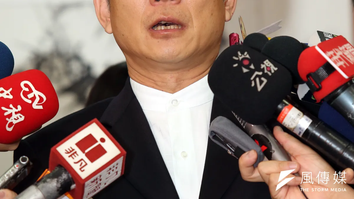 針對貨貿談判偷跑說法,政府發言人孫立群強力反駁。(資料照片,吳逸驊攝)