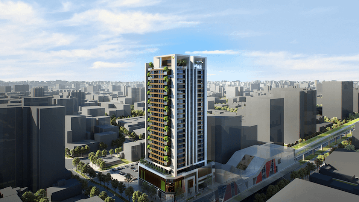 文心崇德、文心櫻花站基地,將以共構型態進行設計,預計建置地上24 層的店鋪及集合式住宅,戶數分別為文心崇德站241戶、文心櫻花站178戶。(圖/台中市政府提供) 文心崇德、文心櫻花站基地,將以共構型態進行設計,預計建置地上24 層的店鋪及集合式住宅,戶數分別為文心崇德站241戶、文心櫻花站178戶。(圖/台中市政府提供)