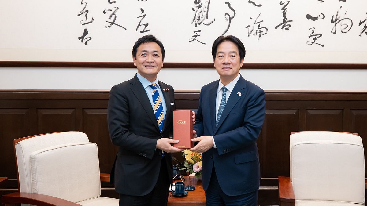 頼清徳総統は24日午後、玉木雄一郎衆議院議員と会見。(総統府提供) 頼清徳総統は24日午後、玉木雄一郎衆議院議員と会見。(総統府提供)