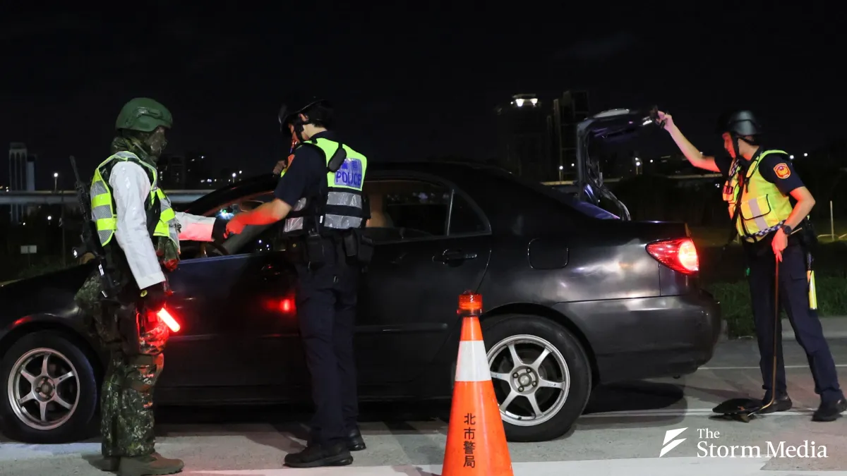 Nearly 99.9% of roadside checks in Taiwan currently target drunk driving. (File photo, by Ke Chenghui)