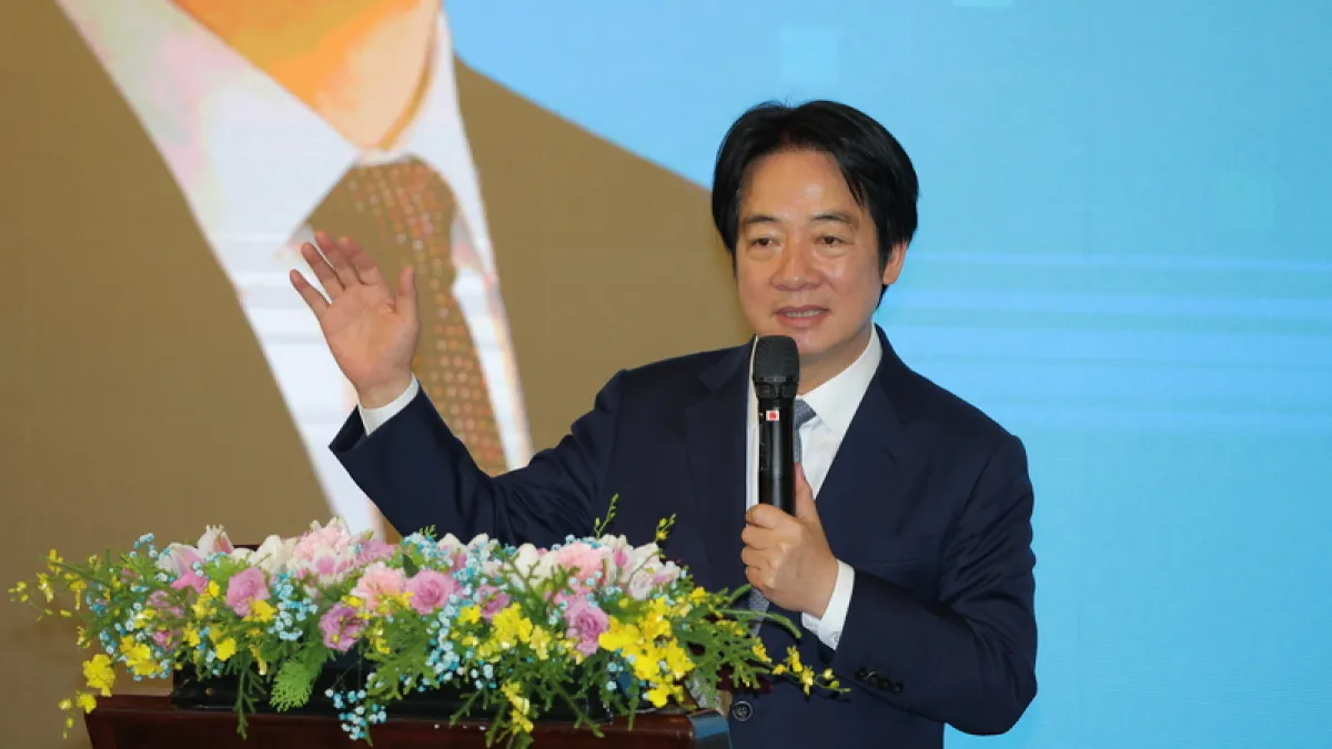 115年榮民照護數位轉型元年啟動典禮16日於台北舉行,總統賴清德(圖)致詞時對「安心御老平台」的整合服務給予最高的肯定。(資料照,中央社)