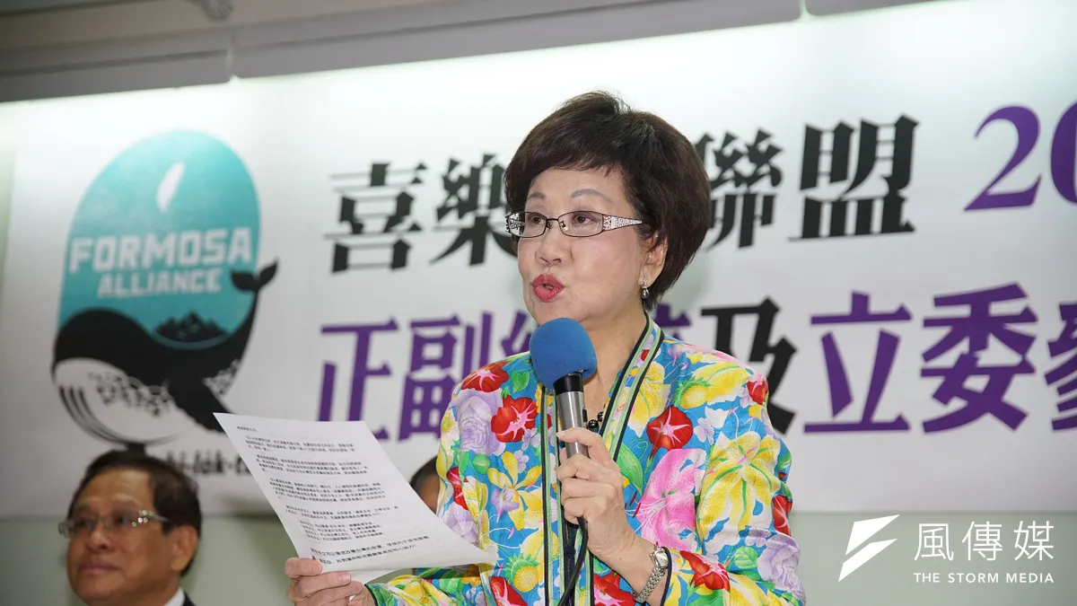 前副總統呂秀蓮將連署總統,重點不在當選,而在推動和平中立(公投)。(盧逸峰攝) 前副總統呂秀蓮將連署總統,重點不在當選,而在推動和平中立(公投)。(盧逸峰攝)