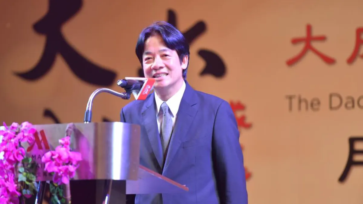 行政院長賴清德祝賀大成長城企業成立60周年,稱許大成從過去到現在一直在台灣投資。(取自賴清德臉書)