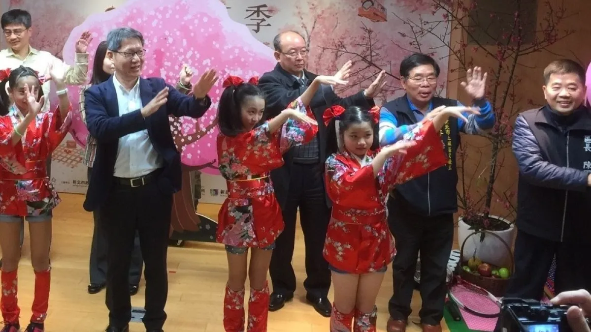 春遊賞景好去處 新北櫻花翩翩綻放