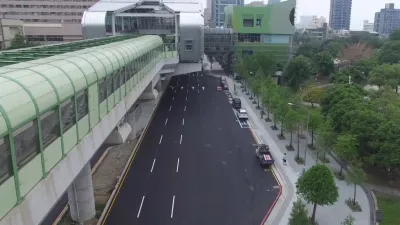 文心路如同臺中的主動脈,經過綠色工法翻新後,不僅伴隨中捷帶領臺中邁向國際之都,更成為國際觀光與經濟發展的樞紐。(圖/臺中市政府提供)