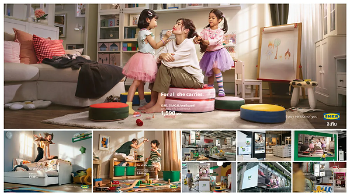 IKEA Thailand Reframes Children's Furniture Through the Eyes of Mothers in "For All She Carries"