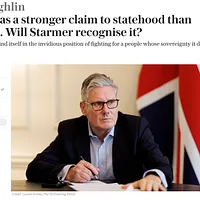 イギリス紙『テレグラフ』の国防・外交問題編集者コン・コフリン氏は、英国政府の外交姿勢に矛盾があると指摘。パレスチナ承認を表明しながら、なぜ台湾は承認しないのかと疑問を呈した。(写真/『テレグラフ』公式サイトのスクリーンショット) イギリス紙『テレグラフ』の国防・外交問題編集者コン・コフリン氏は、英国政府の外交姿勢に矛盾があると指摘。パレスチナ承認を表明しながら、なぜ台湾は承認しないのかと疑問を呈した。(写真/『テレグラフ』公式サイトのスクリーンショット)