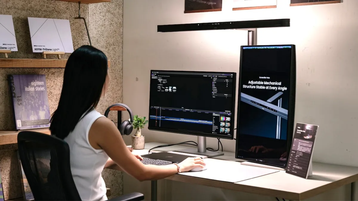 ScreenBar® Max內建可調式後背光功能