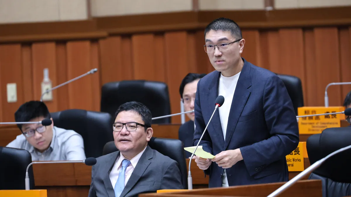 謝國樑指出,張淵翔前處長一案發生後,市府非常積極在導正每天要做的事務。(圖/基隆市府提供)