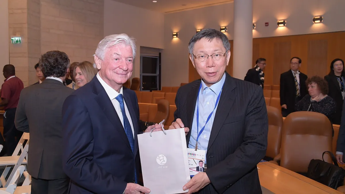 台北市長柯文哲出訪以色列行程接近尾聲,今(26)日他在臉書發文,大讚以色列無論在政治、產業和軍事上,都講求務實和效率。(資料照,台北市政府提供)
