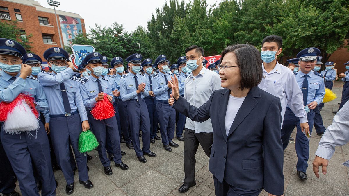 總統蔡英文10日出席「109年三軍士官新生聯合開學典禮」。(總統府Flickr提供) 總統蔡英文10日出席「109年三軍士官新生聯合開學典禮」。(總統府Flickr提供)