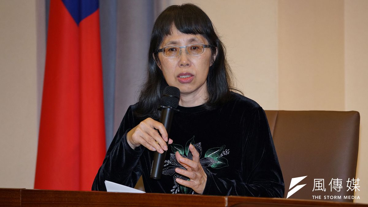 針對彈劾前促轉會副主委張天欽案,監察委員高鳳仙(見圖)1日召開記者會說明。(盧逸峰攝) 針對彈劾前促轉會副主委張天欽案,監察委員高鳳仙(見圖)1日召開記者會說明。(盧逸峰攝)